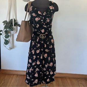 Torrid Beautiful Floral Torrid Fit And Flare Midi Dress SZ.14